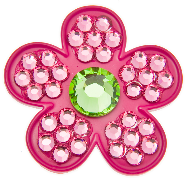 Flowers Swarovski Crystal Ballmarker S08-A0003_17